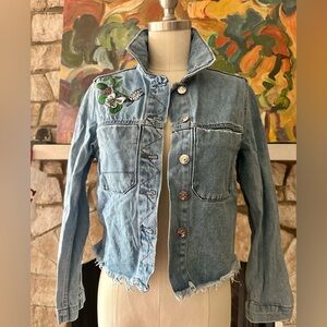H&M Coachella Jean Jacket size 4